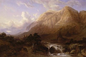 Mountainous Landscape with a Torrent